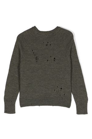 maglione in lana verde N°21 KIDS | N21756N03090N510